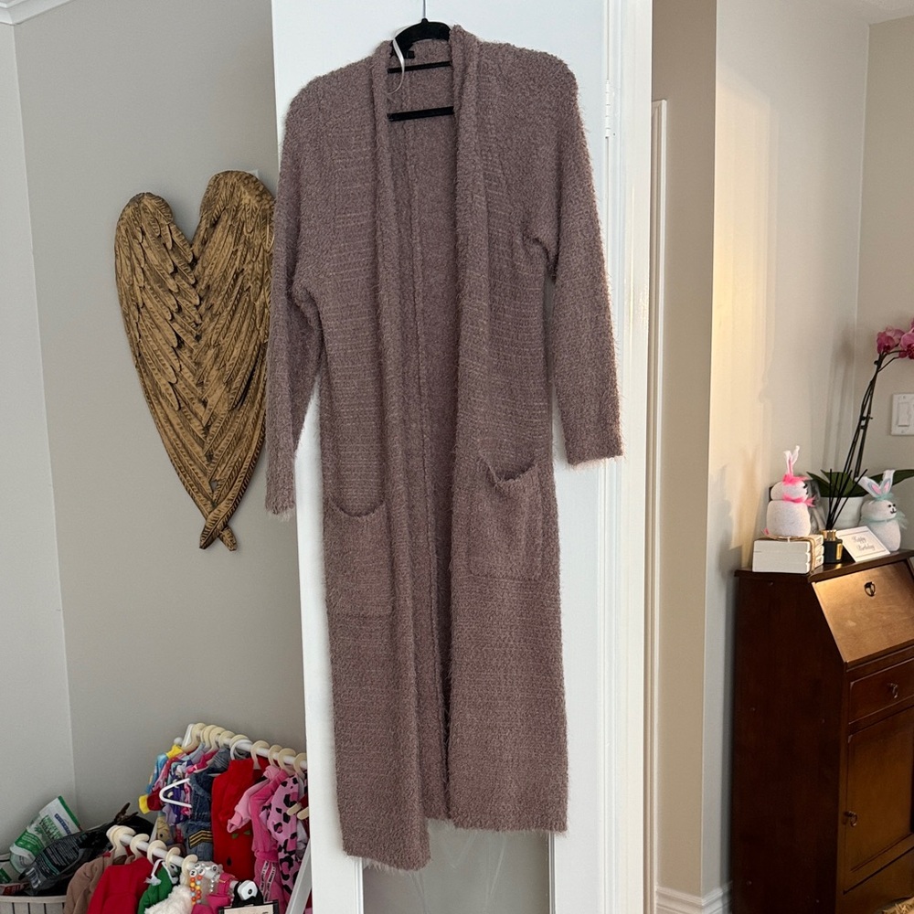 Torrid Soft taupe Long Cardigan